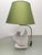 Pigeon-Shaped Porcelain Lamp with Fabric Lampshade, 1970s For Sale - Image 10 of 18