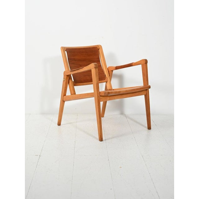 Model 244 Armchair by Axel Larsson for Bodafors, 1940s For Sale - Image 3 of 12