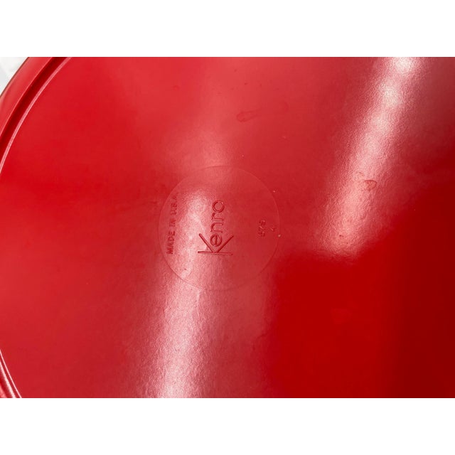 Vintage Kenro Divided Melmac Plates - Set of 4 For Sale - Image 4 of 6