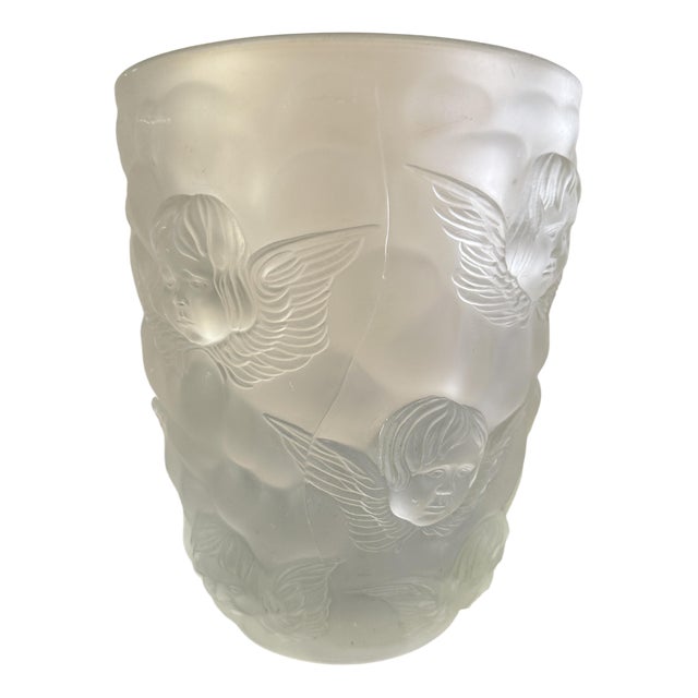 Art Deco Glass Vase, 1930s For Sale