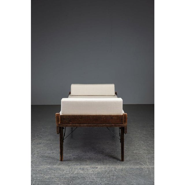 White Modernist Daybed, Netherlands, 1950s For Sale - Image 8 of 13