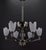 Art Deco Modernist Chrome Chandelier, France, 1930s For Sale - Image 6 of 18