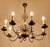 Flemish Brass 8-Armed Chandelier For Sale - Image 4 of 5