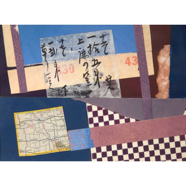 Route 10 - Abstract Collage by Ed Smith For Sale - Image 4 of 9