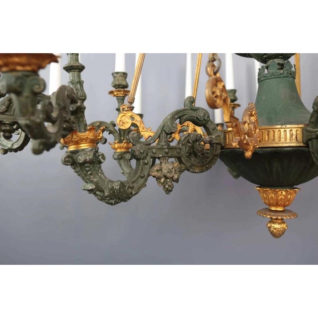 French Empire Palace 24-Candle Chandelier For Sale - Image 4 of 8
