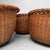 Mid-Century Modern Vintage Japanese Bamboo Baskets, 1960s, Set of 3 For Sale - Image 3 of 9