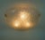 Vintage Ice Glass Ceiling Lamp Flush Mount with Relief Surface from Kaiser-Leuchten, 1960s For Sale - Image 9 of 18