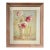1930s Marie Anna Bommer (American 1905 - 1996) Art Deco Watercolor Floral Still Life Painting of Peonies in a Vase For Sale