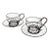 Vintage Wire Folk Art Tea Cups Set/2 For Sale