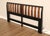Mid Century Modern King Size Headboard with Ebony Frame and Walnut Bentwood Slats For Sale - Image 15 of 18
