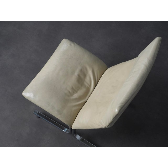 Metal DS-2030 Lounge Chair in Leather by Hans Eichenberger for de Sede, Switzerland, 1970s For Sale - Image 7 of 11