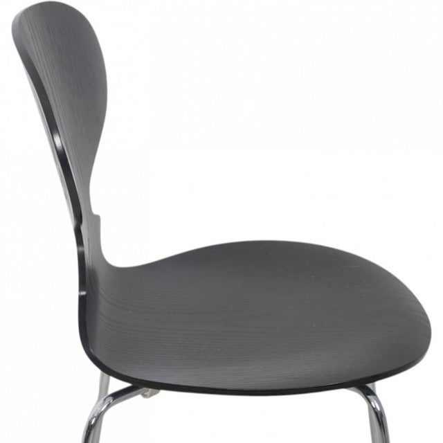 Vintage Black Ant Bar Stools by Arne Jacobsen, 2000s, Set of 2 For Sale - Image 9 of 18