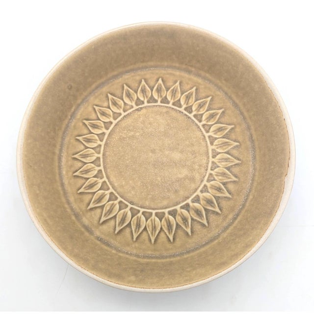 Ceramic 1950s Jens Quistgaard Stoneware Pedestal Bowl For Sale - Image 7 of 9