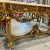 French Louis XVI Console Table – Marble Top With Elegant Gold Leaf Details For Sale - Image 9 of 11
