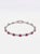 Natural 18k Gold Ruby 3.71ct & Diamond 0.39ct Bracelet For Sale - Image 4 of 9