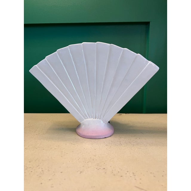 1930s Rare Erphila Goebel Oriental Fan Vase For Sale - Image 5 of 11