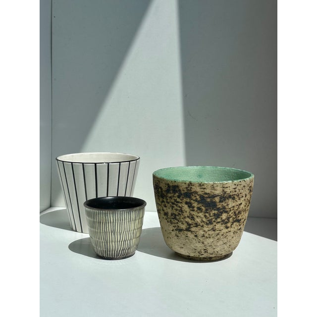 Mid-Century Brutalist Studio Ceramic Planter from the Birch Bark Series Berkenbast by Pieter Groeneveldt, Netherlands, 1960s For Sale - Image 13 of 15