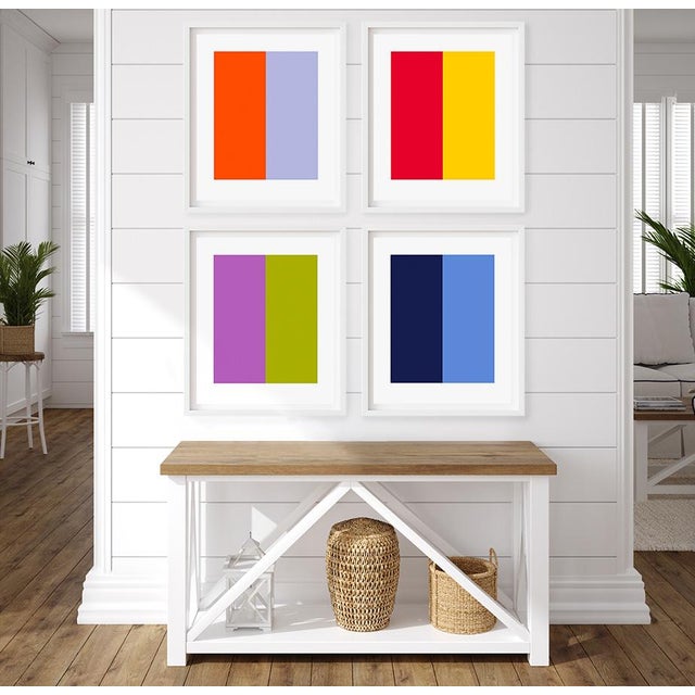 Color's Cooperation No. 2 Fine Art Print 45" X 55" by Liz Roache For Sale In Boston - Image 6 of 7