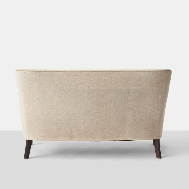 Mid-Century Modern Danish Settee For Sale - Image 3 of 4