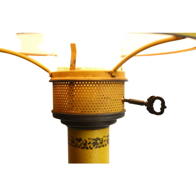 Metal English Regency Style Table Lamp Ca. 1950's For Sale - Image 7 of 13