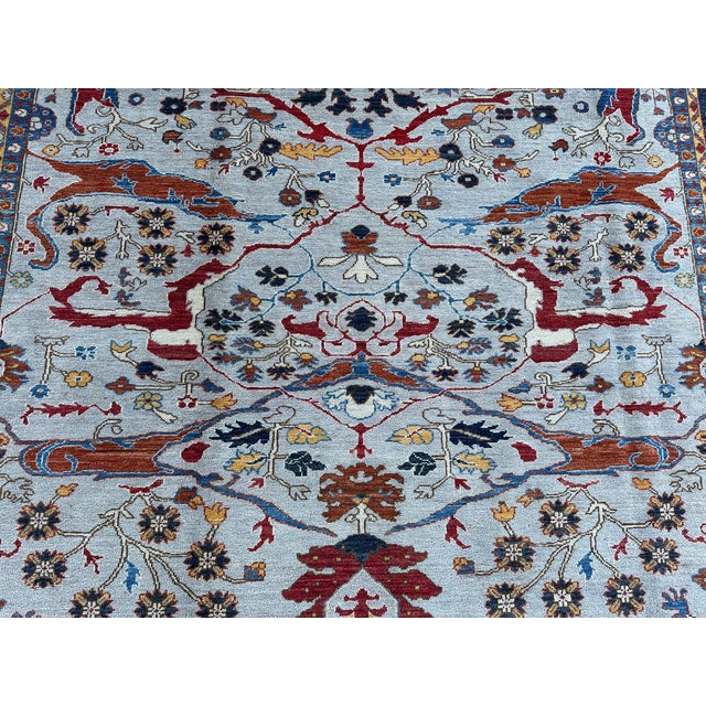 Islamic Boho Chic Ziegler Hand Knotted Area Rug 8'5" X 9'9" For Sale - Image 3 of 6