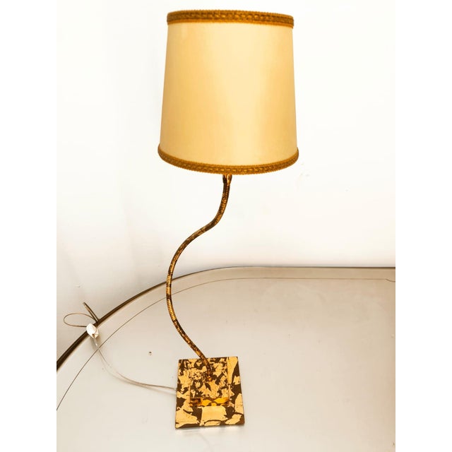 Adjustable Brass Lamp with Parchment For Sale - Image 16 of 18
