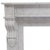 19th Century Louis Philippe Carrara Marble Fireplace Mantel For Sale - Image 5 of 6