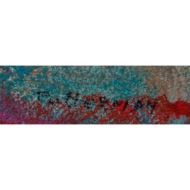 Florence Putterman (1927-2021) - Acrylic & Sand on Canvas For Sale - Image 4 of 6