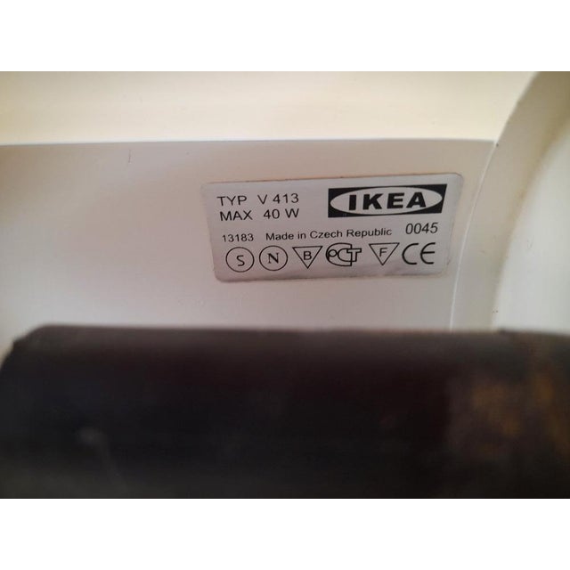 White Lod Wall Light from IKEA, 1986 For Sale - Image 6 of 18