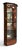 Wood Henredon Lacquered Mahogany Bunching Curio Display Cabinets, a Pair For Sale - Image 7 of 18