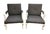 Wood Large Georgian Style Library Armchairs a Pair For Sale - Image 7 of 7