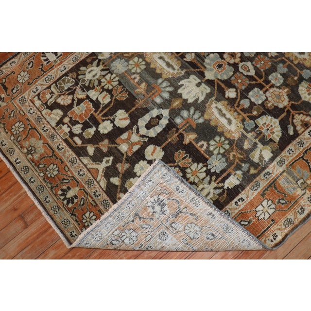 Early 20th Century Antique Zabihi Collection Persian Accent Rug - 4'5" x 6'9" For Sale - Image 5 of 9