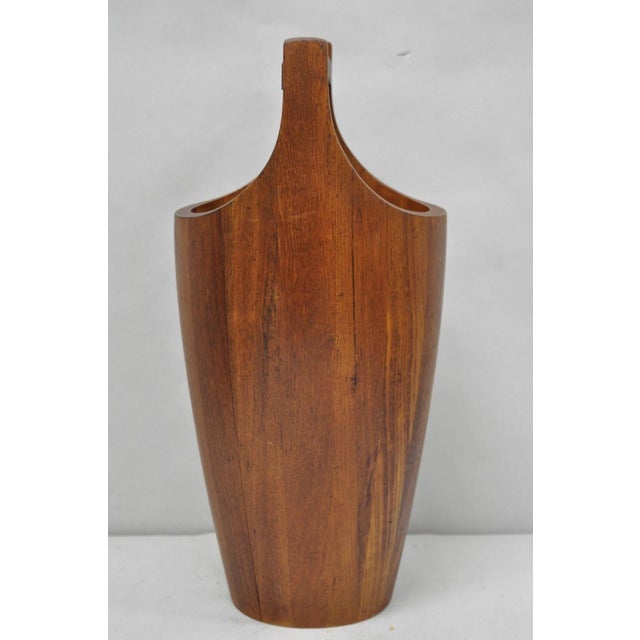 Vintage Mid Century Danish Modern Staved Teak Jens Quistgaard Ice Bucket Dansk For Sale - Image 17 of 18