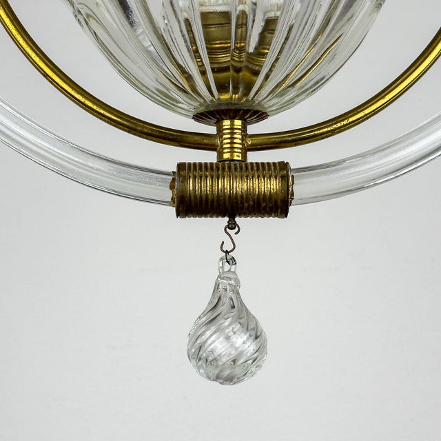 Vintage Italian Murano Chandelier by Barovier & Toso, 1930s For Sale - Image 4 of 18