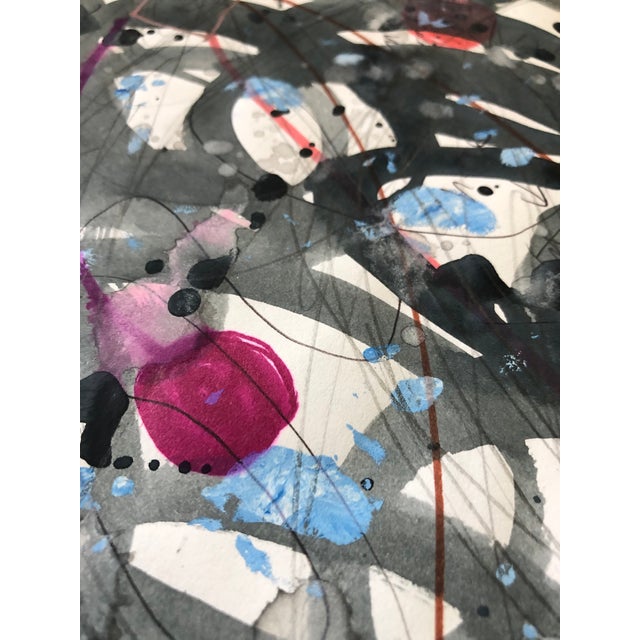 2020s Contemporary Abstract Mixed Media Diptych on Paper Cassandra Auker For Sale - Image 5 of 8