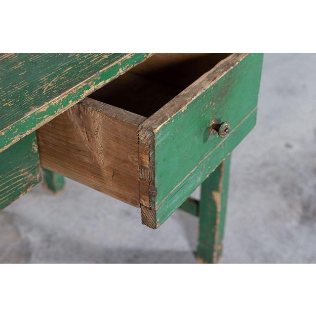19th Century English Painted Prep Table For Sale - Image 11 of 14