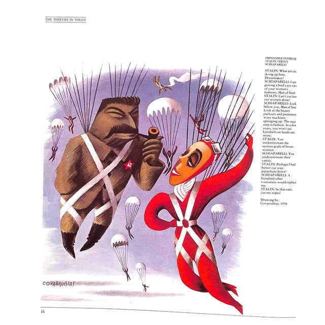Paper "The Thirties in Vogue" 1985 Hall, Carolyn For Sale - Image 7 of 14