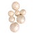 Vintage Two’s Company Capiz Shell Decorative Spheres — Set of 7 For Sale