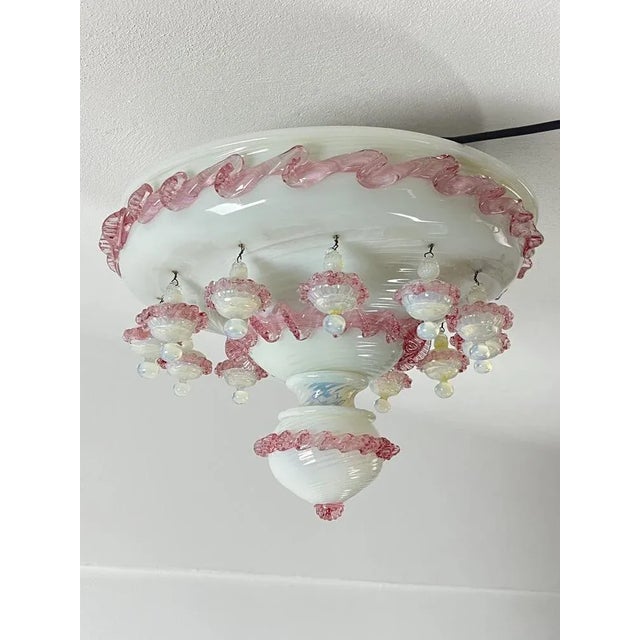 Murano Glass Ceiling Light, Italy, 1970s For Sale - Image 11 of 11
