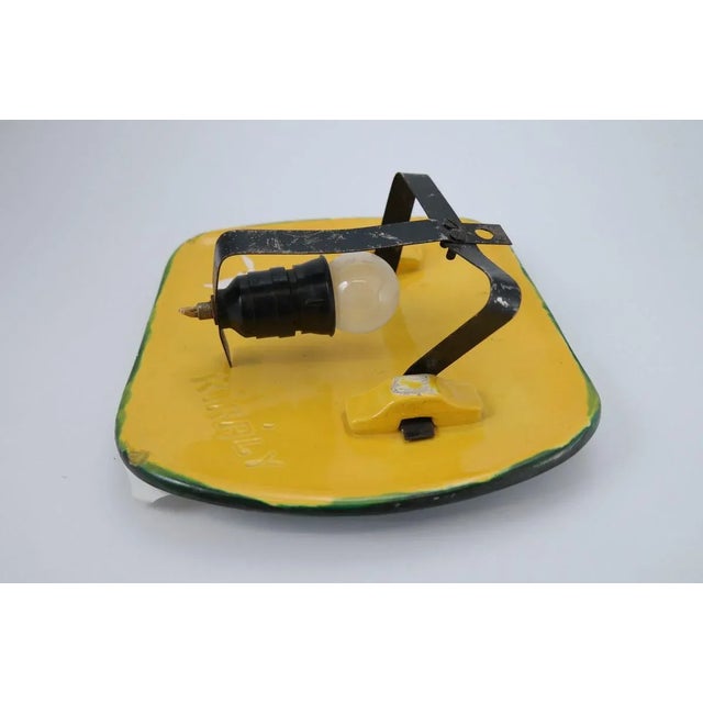 Mid-Century Cortina Glaze Ceramic Wall Light with Windmill Motive, 1970s For Sale - Image 6 of 8