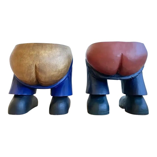Surrealist Anthropomorphic Log Chair For Sale