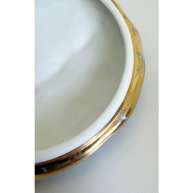 Lidded Porcelain Tortoise Shell Catchall by l'Objet For Sale - Image 11 of 15