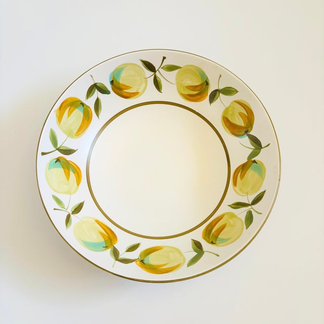 Mid-Century Modern Large Vintage Ceramic Serving Bowl - Longchamp by Casual Ceram For Sale - Image 3 of 10