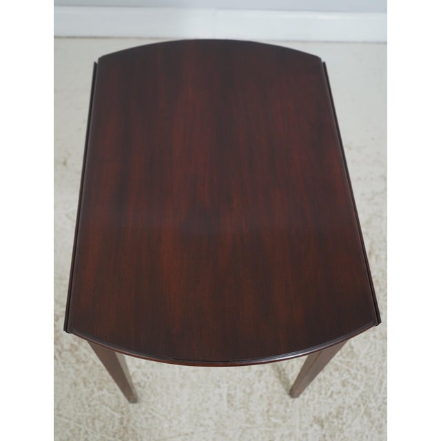 Henkel Harris Mahogany Dropleaf Pembroke Table For Sale - Image 17 of 18