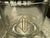 Art Deco Vintage Monogram "M" Glass Bowl For Sale - Image 3 of 4