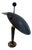 Dutch Postmodern Schijvenlamp in Gray Gunmetal from Herda For Sale