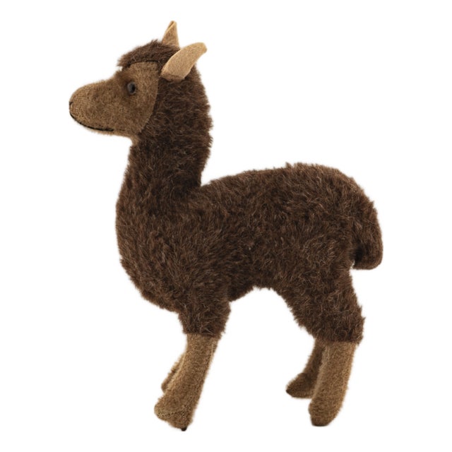 Vintage Alpaca Plush Toy, 1960s For Sale