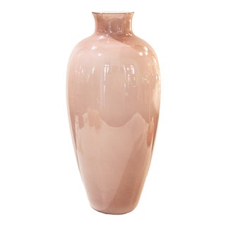 Vintage Murano Glass Vase by Paolo Venini, 1990 For Sale