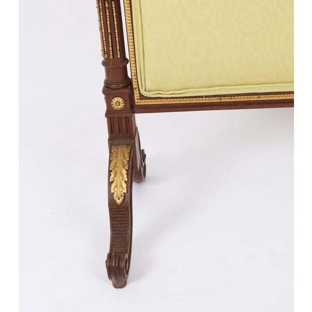 Antique Louis XVI Revival French Mahogany Firescreen, 1870s For Sale - Image 9 of 18