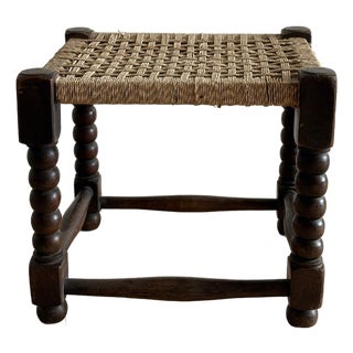 Antique English Stool For Sale